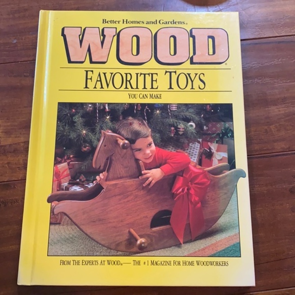 Vintage Wood Favorite Toys You Can Make Hardcover Woodworking Plans Book